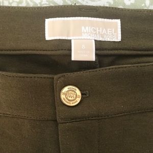 MK Mid Rise Forest Green Pants